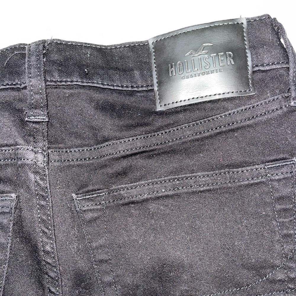 Hollister skinny black ripped jeans - Picture 6 of 7